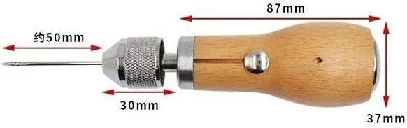 Dopar Hand Sewing Machine with Roller (Saraç Needle) Leather Hand Tool