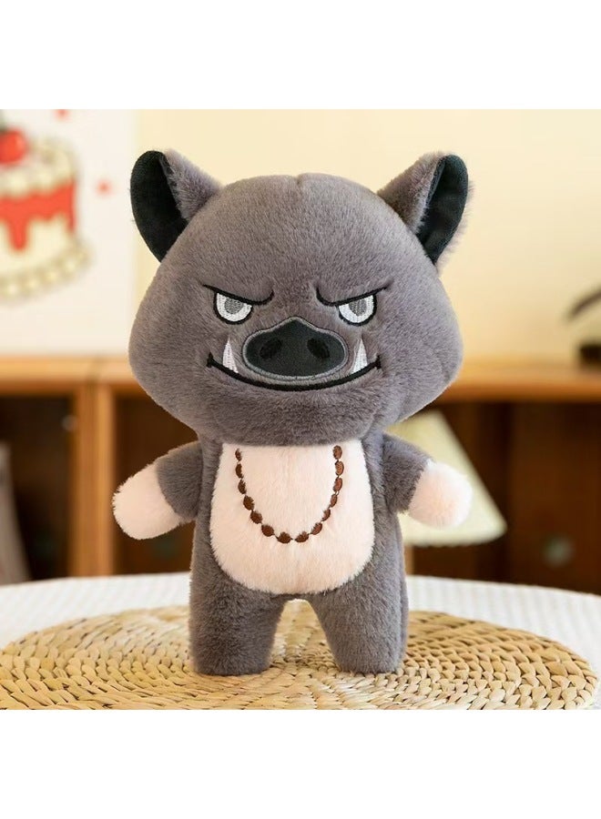Boutique Eight-inch Grab Doll Machine Doll Plush Toy Small Wedding Throw Doll Doll 8-inch Flow-Color:8inch Big Toothed Wolf-Height:8inch /20- 25cm About/random Color/single Price Grids - Image 1