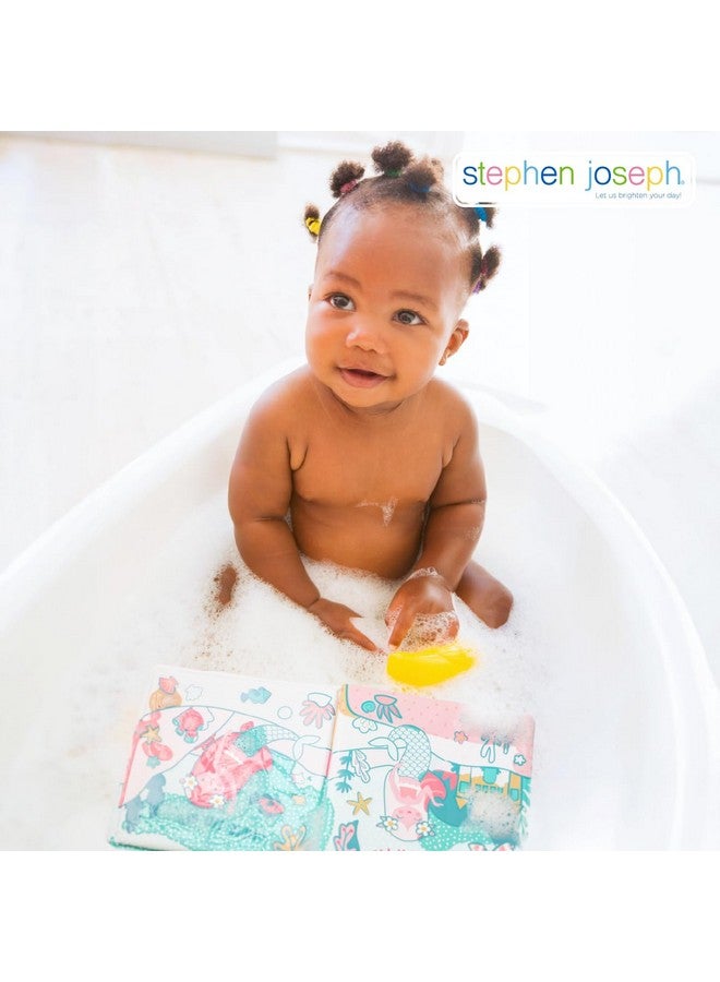 Stephen Joseph, Floating Color Changing Bathtime Book, Toddler Bath Toys, Mermaid - Image 4