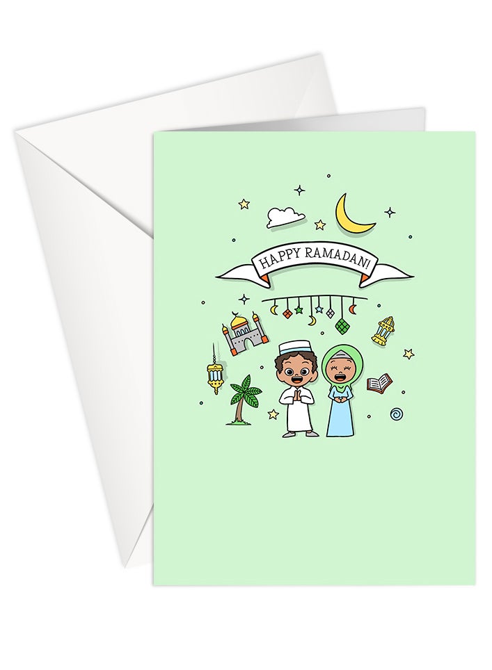 Happy Ramadan Kids Greeting Card