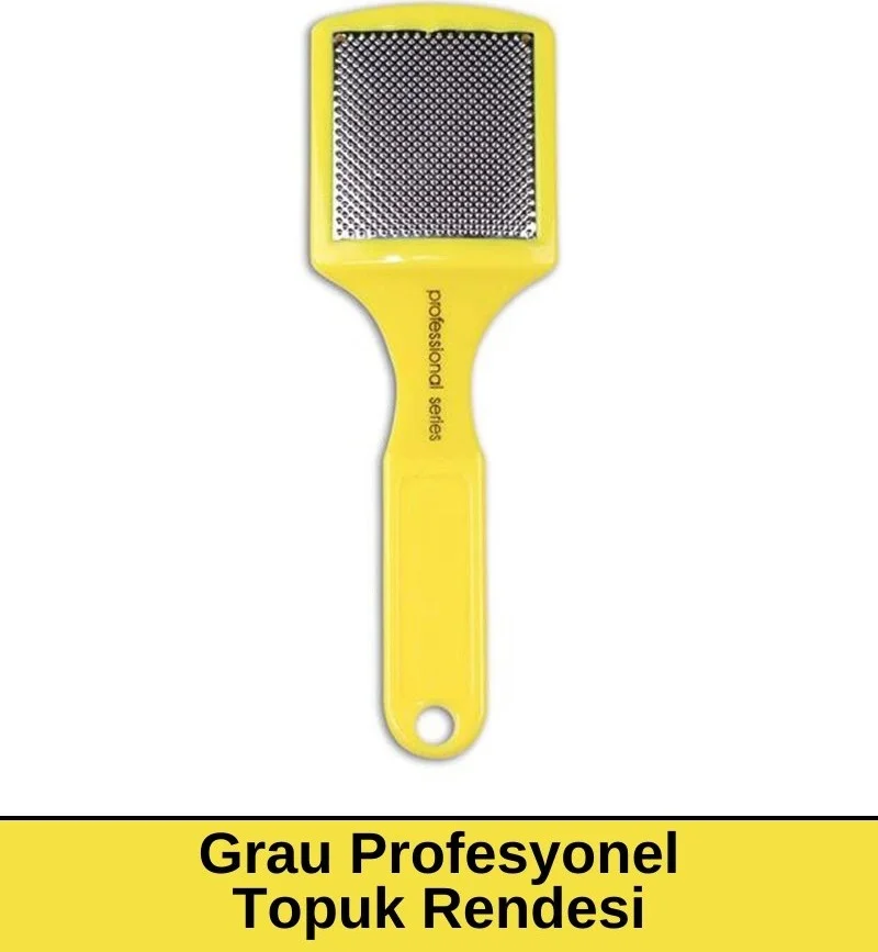 grau Large Size Extra Robust Heel Planer Stainless Steel
