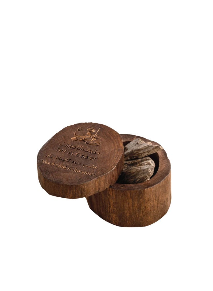 Taif Al Emarat Wood Oud Kalimantan Premium Fragrant Agarwood – Enhanced Indonesian Oud with Kalimantan Oud Oil, 36g