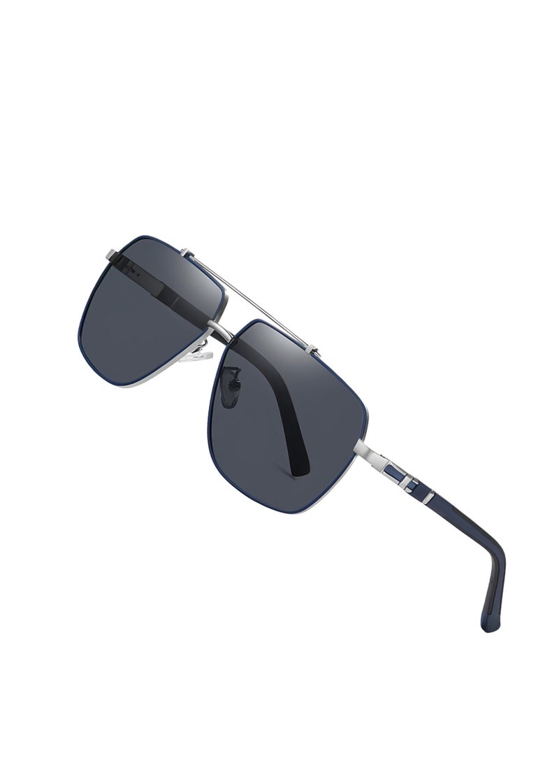 Glasses For Men, Men's Sunglasses, Classic Pilot UV400 Fashion Driving Sunglasses, Unisex Sun Visor Glasses Suitable For Driving, Outdoor, Travel And Beach Scenes - Image 2