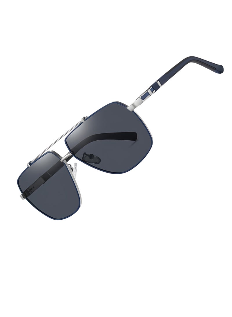 Glasses For Men, Men's Sunglasses, Classic Pilot UV400 Fashion Driving Sunglasses, Unisex Sun Visor Glasses Suitable For Driving, Outdoor, Travel And Beach Scenes - Image 3