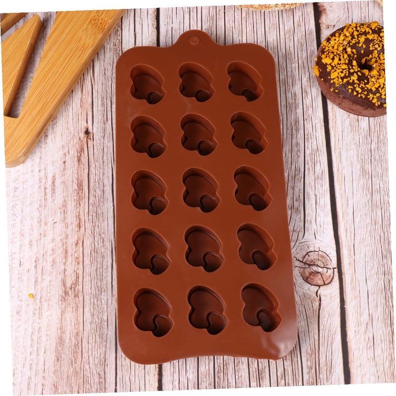 قوالب سيليكونية للشوكولاتة من Yardwe، عدد 2 قطعة، مناسبة للخبز وصنع الكريمة الملونة (Fondant)، ذات شكل قلب ومقاومة للالتصاق، بحجم 15 سم، مناسبة لصنع الحلويات وكتل الثلج، أدوات خبز إبداعية للاستخدام المنزلي، بألوان عشوائية. - Image 4