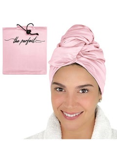 THE PERFECT HAIRCARE Microfiber Hair Towel Wrap for Women - Gift and Travel - Smooth like Silk - Curly, Wavy, Straight Hair Girls - Plopping Essential - Anti-Frizz, Fast Drying, Works Better than a Cotton T-Shirt  - Image 1