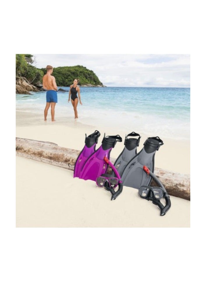 Bestway Inspira Pro Snorkel Set – Premium Diving Mask & Dry-Top Snorkel for Clear Underwater Vision & Comfort - Image 2