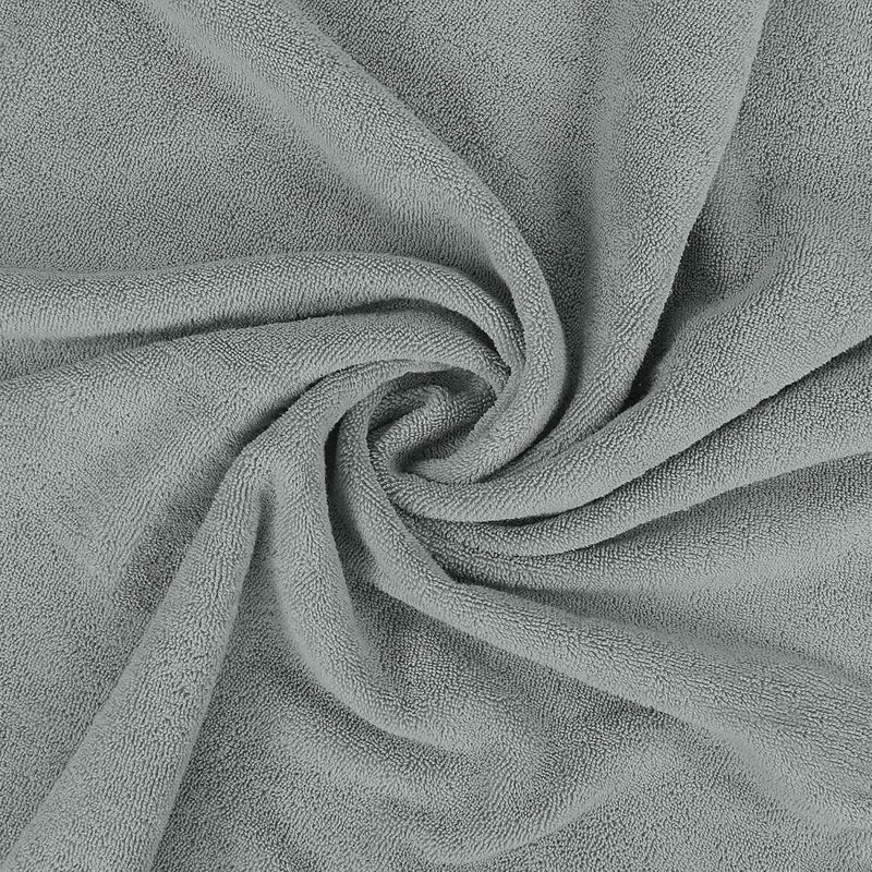 Utopia Towels - Luxurious Jumbo Bath Sheet 2 Piece - 600 GSM 100% Ring Spun Cotton Highly Absorbent and Quick Dry Extra Large Bath Towel - Soft Hotel Quality Towel (35 x 70 Inches, Cool Grey) - Image 4