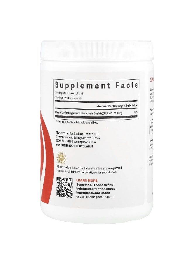 Seeking Health Seeking Health, Magnesium Glycinate, 6.61 oz (187.5 g)  - Image 2