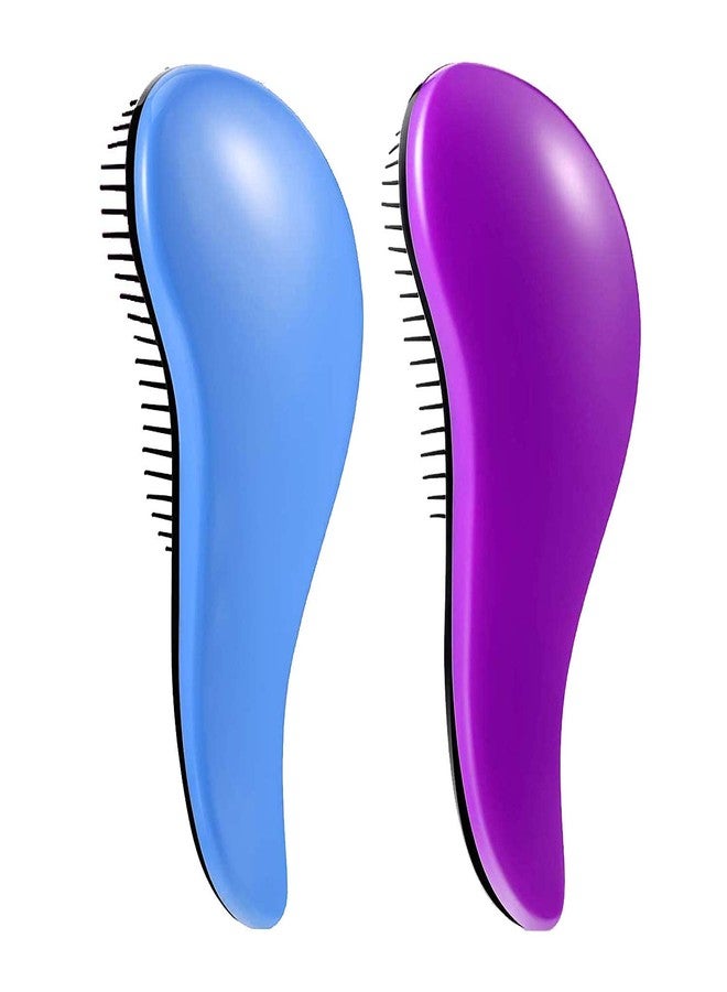 WROPZO Detangler Brush for Adults & Kids Hair - Pain Free Detangling Brush for Curly, Wavy, Coily, Straight, Thick & Long Hair - Wet & Dry Hair Comb for Natural Hair, Reduces Breakage & Frizz - Image 1