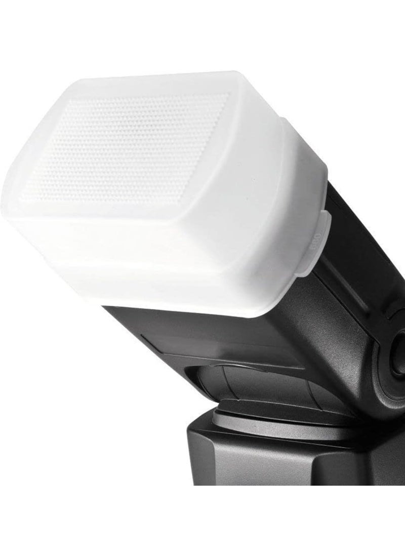 SOLDOUT Bounce Flash Diffuser Cap Compatible with Canon Speedlite 580EX 580EX II YONNUO YN560III YN560IV YN568 TT685 TT520II TT600 V850II V860 II  - Image 1