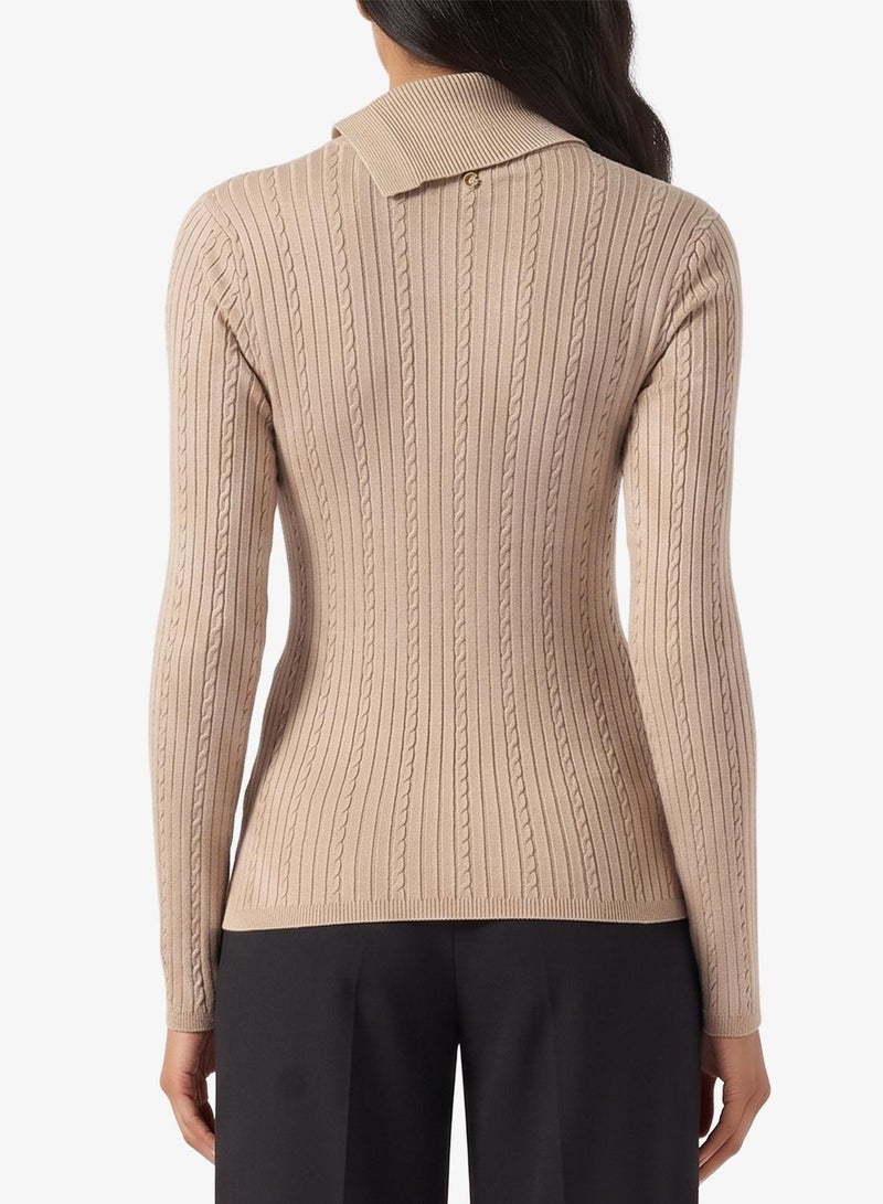 GUESS Prsicilla Long Sleeve Turle Neck Pullover Sweater - Image 4