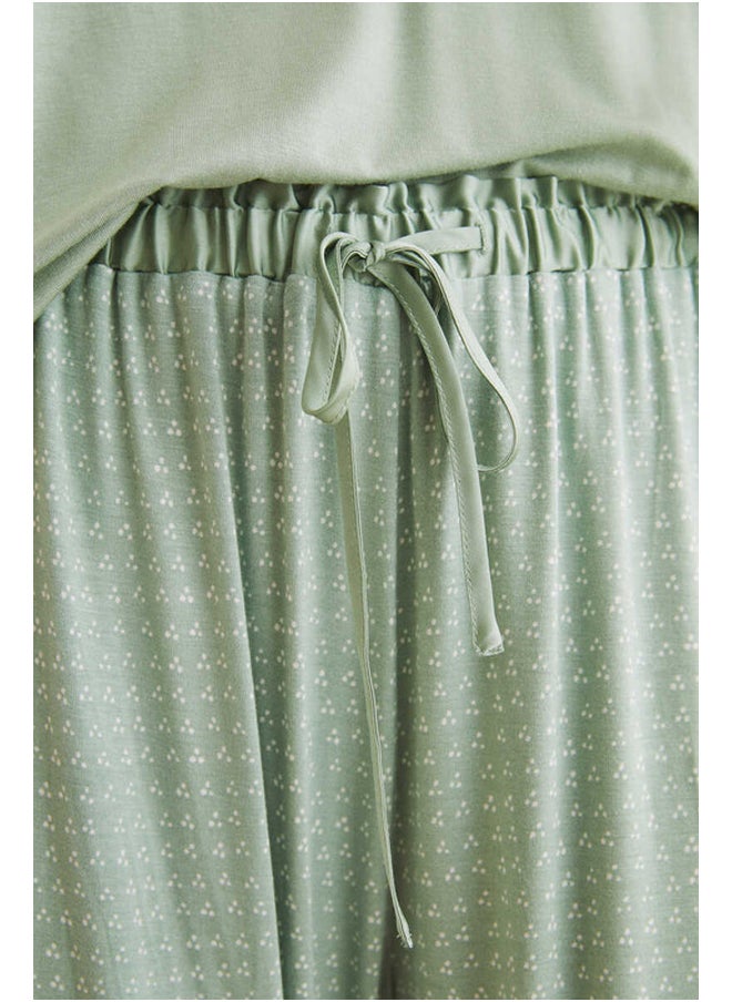 women'secret - Printed cotton pants - Image 1