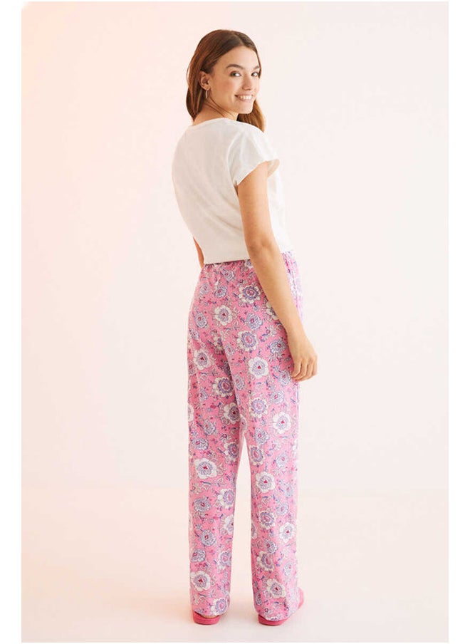 women'secret - Printed cotton pants - Image 1