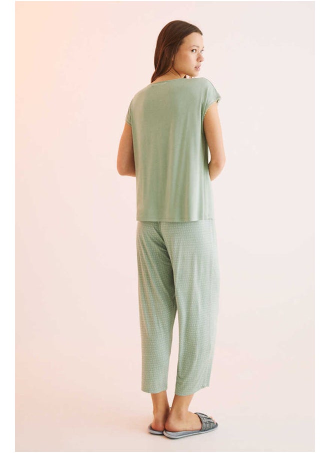 women'secret - Printed cotton pants - Image 1