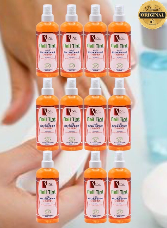 سبا سيستم 11 قطع صبغة أظافر بكلوريد البنزالكونيوم للاستخدام الخارجي فقط 250 مل - Image 1