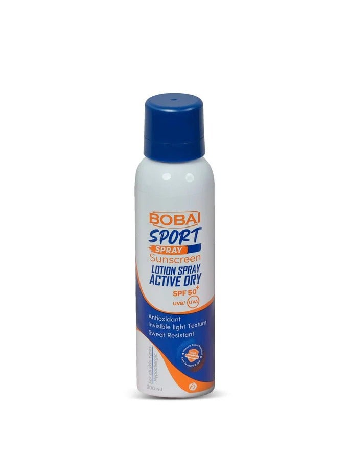 Bobai Sport water resistant sunscreen spray 200ml