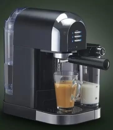 MORPHY RICHARDS Autopresso 3 in 1 1350 W Milk Frother and Coffee Maker Black - Image 1