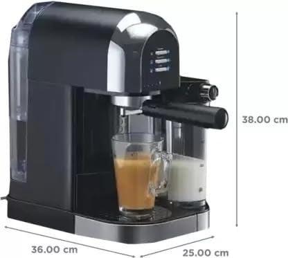 MORPHY RICHARDS Autopresso 3 in 1 1350 W Milk Frother and Coffee Maker Black - Image 5