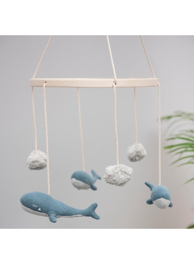 Trixie Knitted Whale Mobile for Crib - Image 2