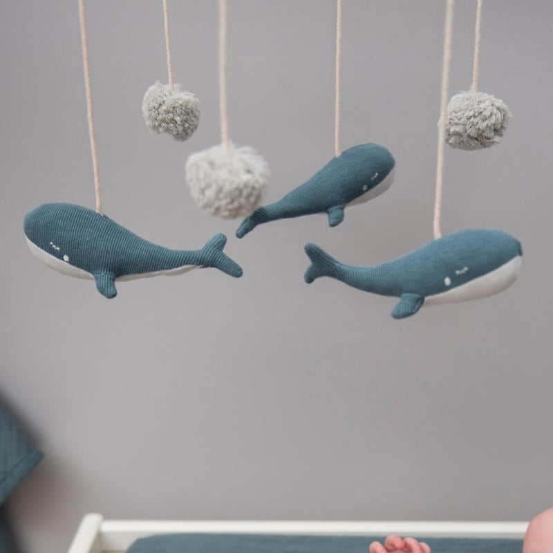 Trixie Knitted Whale Mobile for Crib - Image 3
