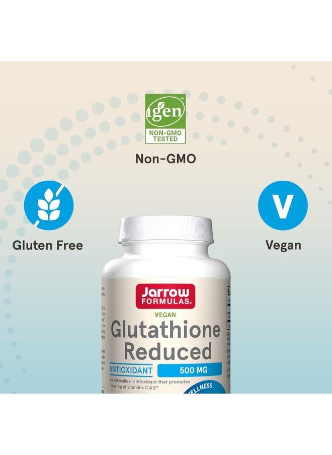 jarrow formulas Glutathione Reduced Capsules 500 mg Intracellular Antioxidant 120'S  - Image 5