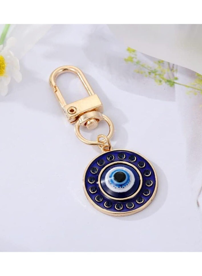 Oasisgalore 3PCS Evil Eye Keychain, Good Luck Charm for Car, Purse, and Backpack - Image 2