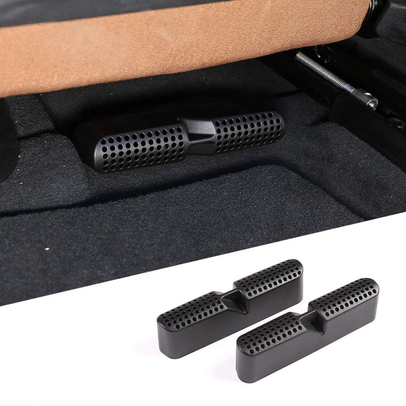 2pcs ABS Car Under Seat Air Outlet Vent Protect Cover Trim Accessories for BMW X5 G05 X6 G06 X7 G07 2019 2020 2021 2022 2023 2024 2