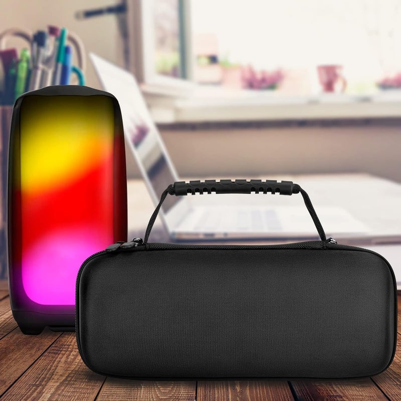 Geekria Shield Speaker Case Compatible with JBL Pulse 5 Bluetooth Speaker, Replacement Hard Shell Travel Carrying Bag with Cable Storage (Black) - Image 5