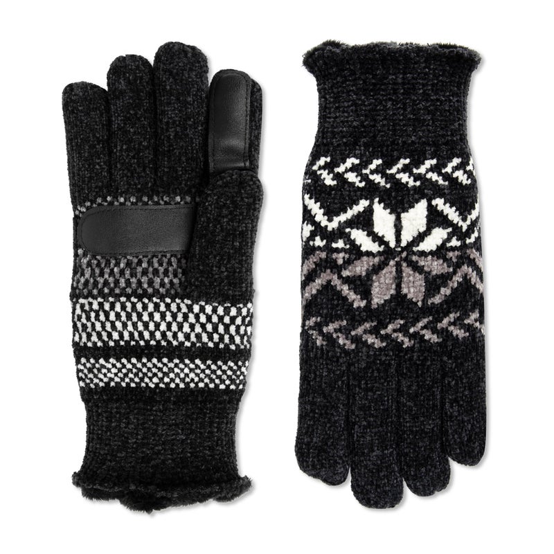Isotoner Chenille Snowflake Glove w/smarTouch Technology (Ultraplush) - Image 1