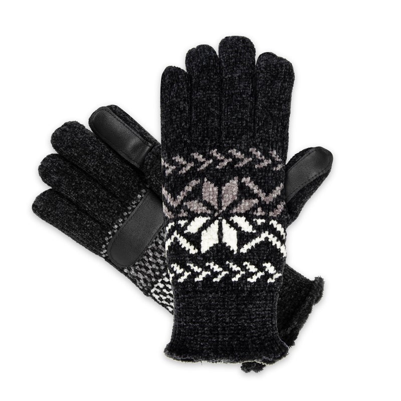 Isotoner Chenille Snowflake Glove w/smarTouch Technology (Ultraplush) - Image 4