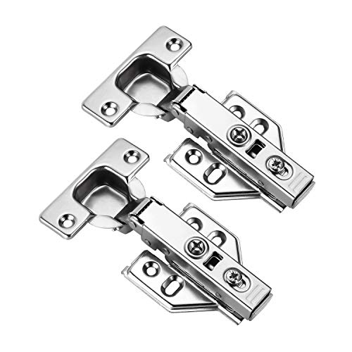 Luokim 20 Pack 10 Pairs Frameless Kitchen Cabinet Hinges Soft Close Full Overlay European 35mm Cup Cabinet Door Hinge Heavy Duty 105 Degree Opening Concealed Cabinet Hinge - Image 1