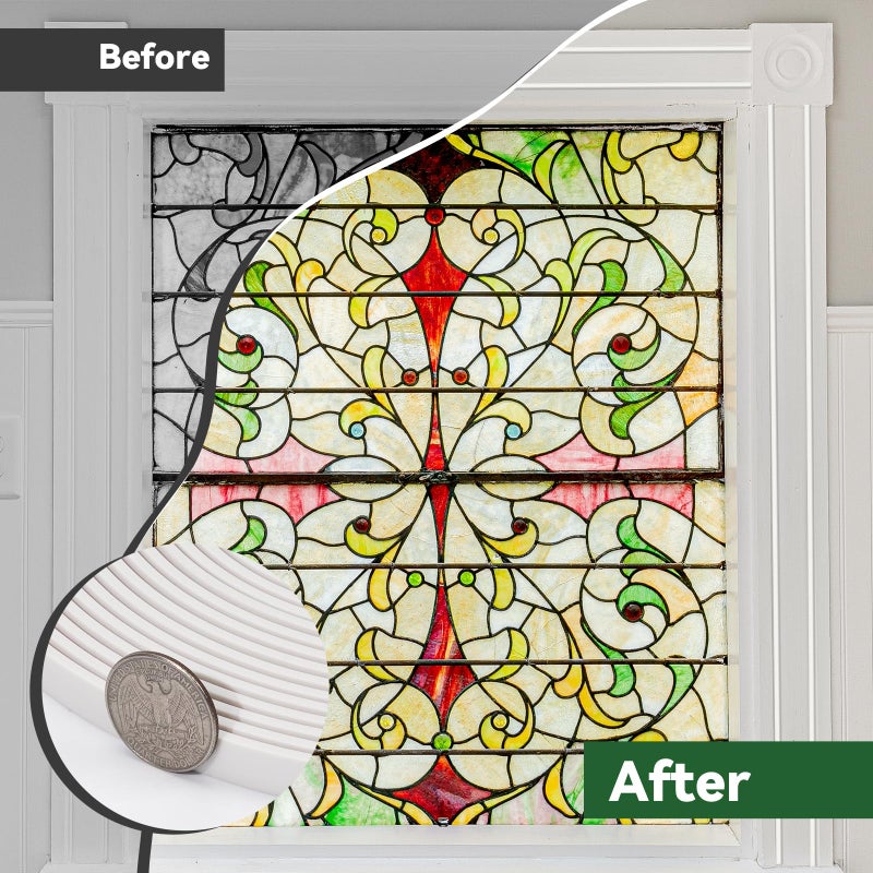 JSIWOTH 9.8 Ft Peel and Stick Wall Molding Trim, White(Paintable) Self Adhesive Flexible Trim for Wall, Edges, Borders, Window Frames, Backsplash Tiles, Baseboard & More (W:0.4", T:0.1") - Image 5