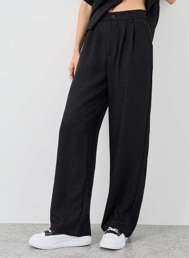 Styli Solid Relaxed Fit Shirt and Pants Co-Ords - Image 5