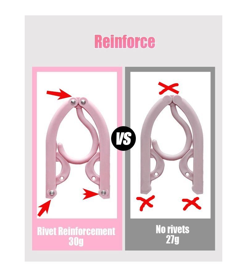 20 Pack Portable Travel Coat Hangers Foldable Space Saving Upgraded Design Rivet Reinforced Non Slip Multi Functional For Home Travel Camping Hotel Dorm Business Trip Summer 5 Color - Image 4