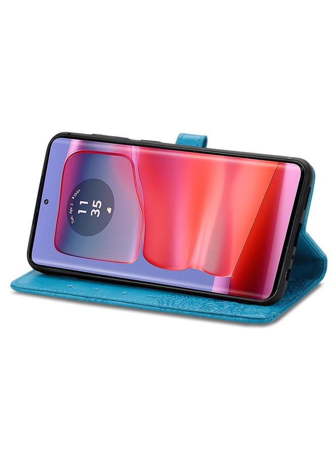 S-TOP Case For Motorola Edge 50 Pro Mandala Flower Embossed Leather Phone Case - Image 4