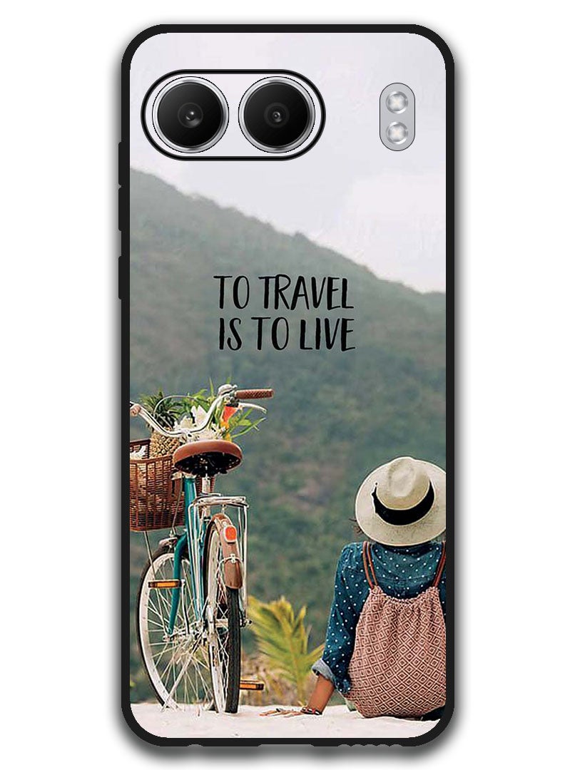 Theodor غطاء واقي مضاد للخدش ومقاوم للصدمات لجهاز OnePlus Nord 4 للسفر هو العيش - Image 1