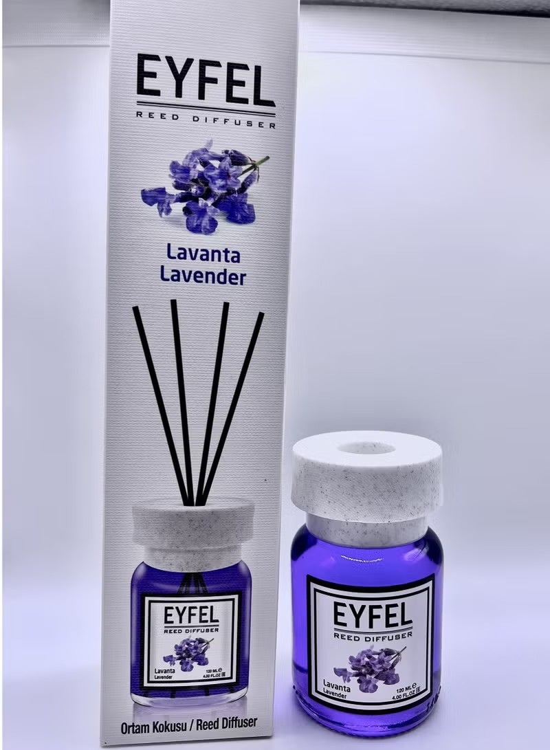 Lavender Reed Diffuser Set – 120ML Premium Long-Lasting Fragrance with Elegant Diffuser Sticks for Bathrooms, Living Spaces, Offices, Shops & Showrooms - Image 4