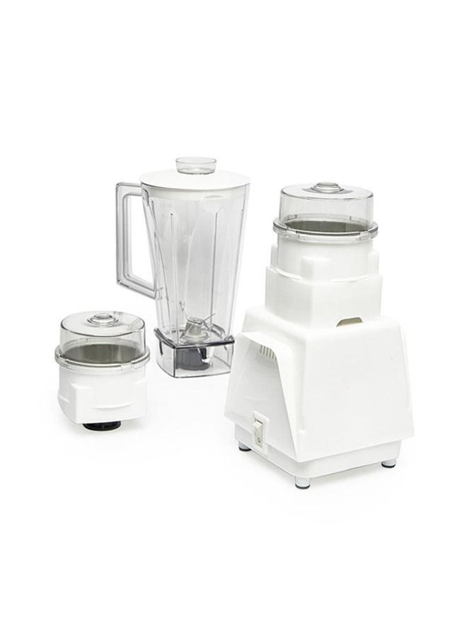 Microplus - 3 In 1 Multifunctional Blender 300W PS-242 | Stainless Steel Blades,| 1L Jar, Over Heat Protection | Coffee Grinder & Smoothie Maker | - Image 1
