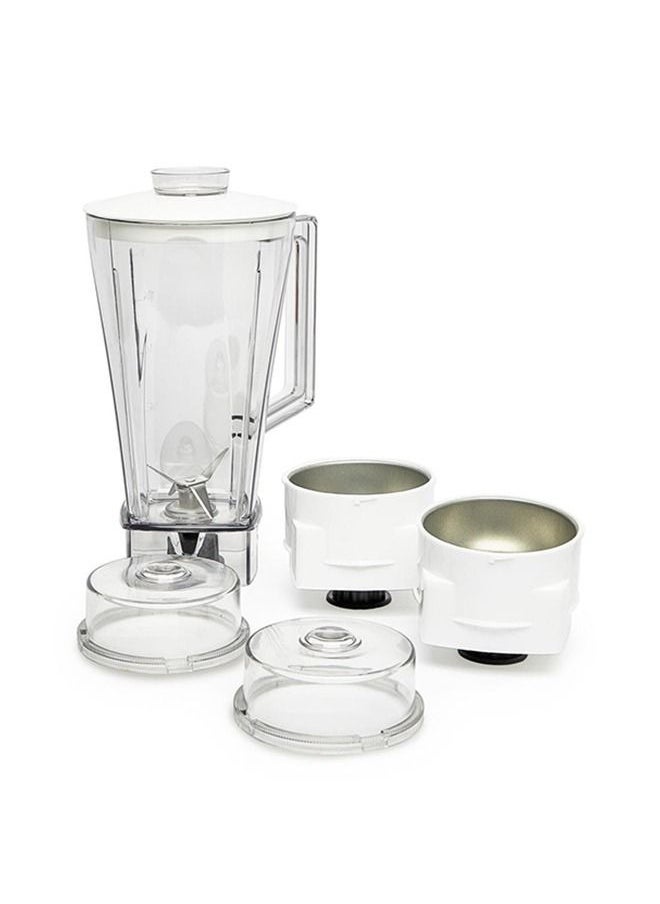 Microplus - 3 In 1 Multifunctional Blender 300W PS-242 | Stainless Steel Blades,| 1L Jar, Over Heat Protection | Coffee Grinder & Smoothie Maker | - Image 1