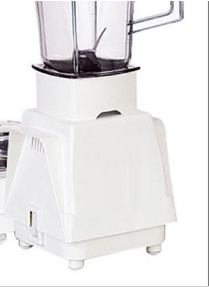 Microplus - 3 In 1 Multifunctional Blender 300W PS-242 | Stainless Steel Blades,| 1L Jar, Over Heat Protection | Coffee Grinder & Smoothie Maker | - Image 1