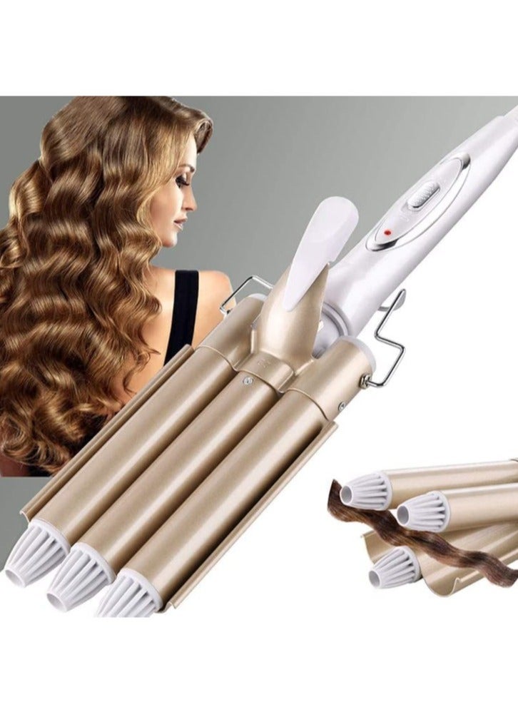 ELTRAZONE Professional Hair Tools Curling Iron Ceramic Triple Barrel Hair Styler Hair Waver Styling Tools Hair Curlers Electric Curling - Image 2