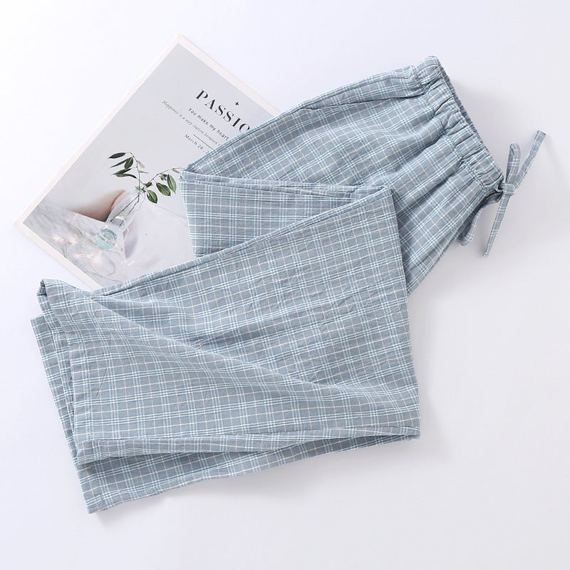 Men's Cotton Checkered Pajama Pants - Image 3