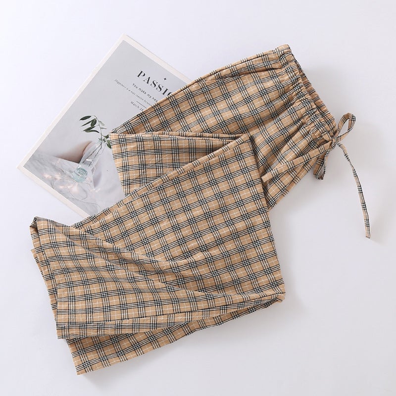 Men's Cotton Checkered Pajama Pants - Image 4