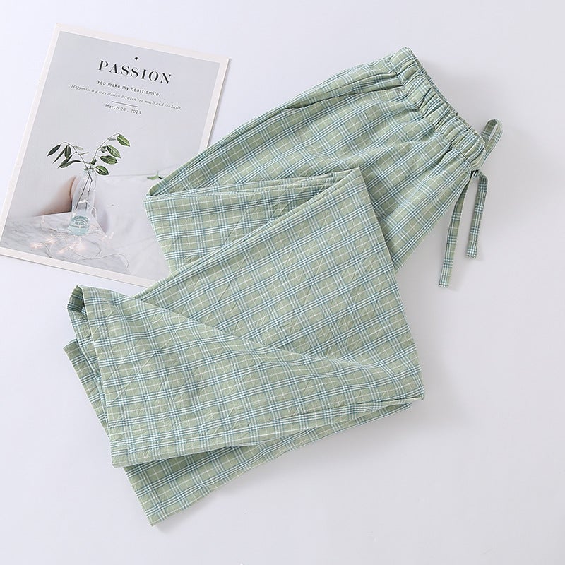 Men's Cotton Checkered Pajama Pants - Image 2