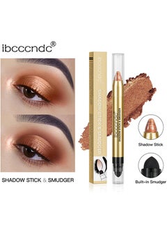 ibcccndc Eyeshadow Stick Makeup, Shimmer-Cream Eyeshadow Pencil Crayon, High Pigment Waterproof Long Lasting Eye Shadow Pen, Women Multi-Dimensional Eye Highlighter Stick  - Image 1