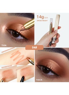 ibcccndc Eyeshadow Stick Makeup, Shimmer-Cream Eyeshadow Pencil Crayon, High Pigment Waterproof Long Lasting Eye Shadow Pen, Women Multi-Dimensional Eye Highlighter Stick  - Image 2