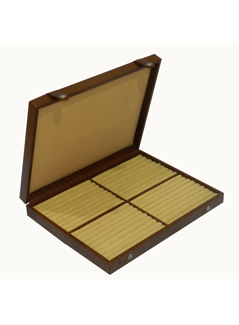 LAVERI LEATHER Laveri Ring Storage Display Box with Ring Holder Showcase for Store Display, Jewelry Show & Home ~ Jewelry Tray Organizer - Image 4