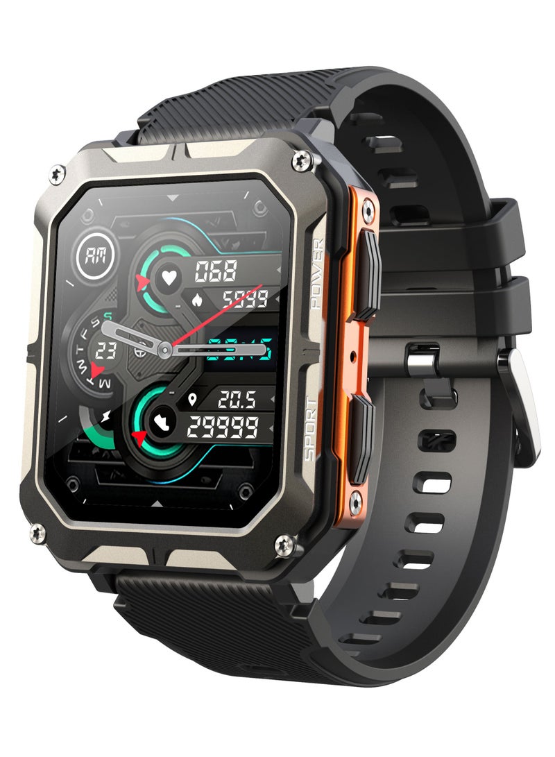 RollsTimi  Smart Watch for Men Military Sports Smartwatch with Bluetooth Call IP68 1.83 inch Fitness Tracker  - Image 1