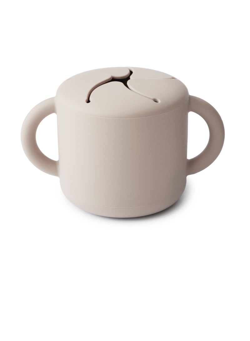 Mushie Snack Cup Ivory - Image 1